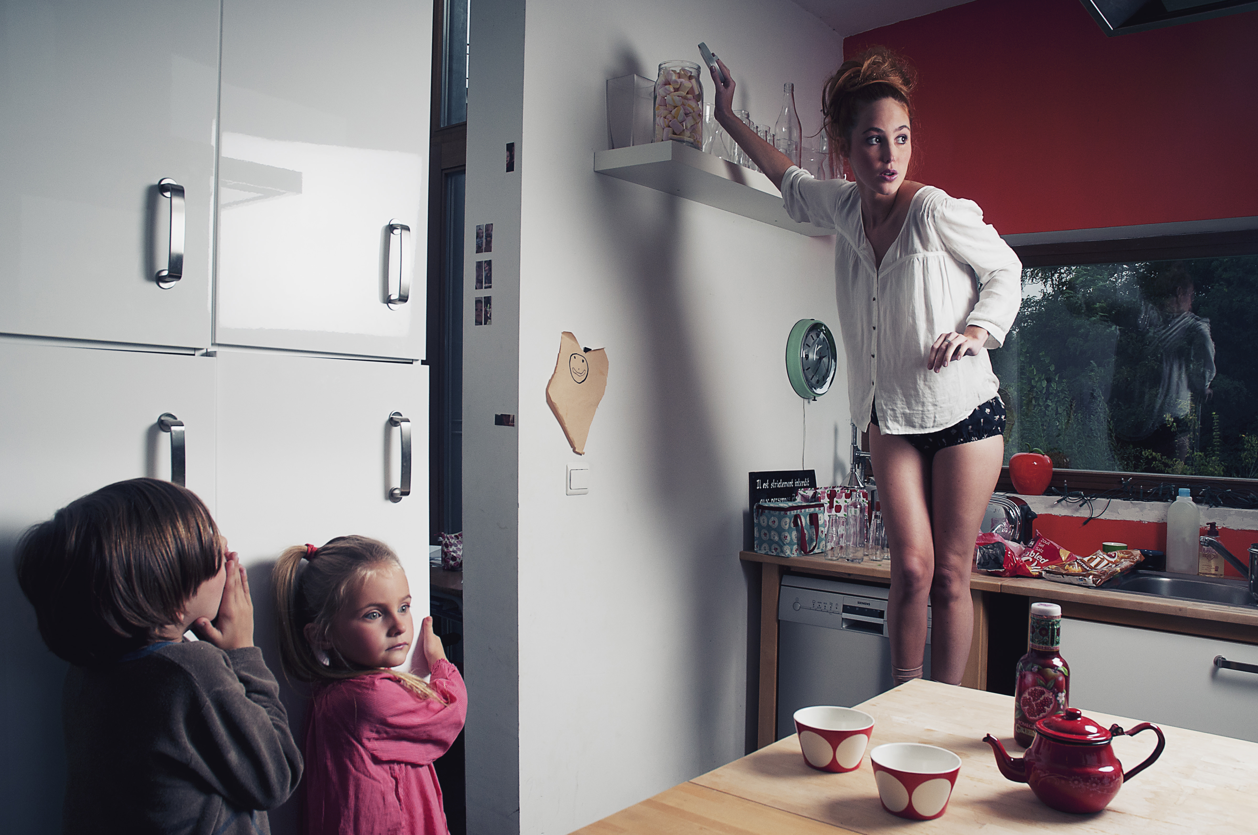 Childhood : Nikon D300 + 18-70 mm + flashs de studio